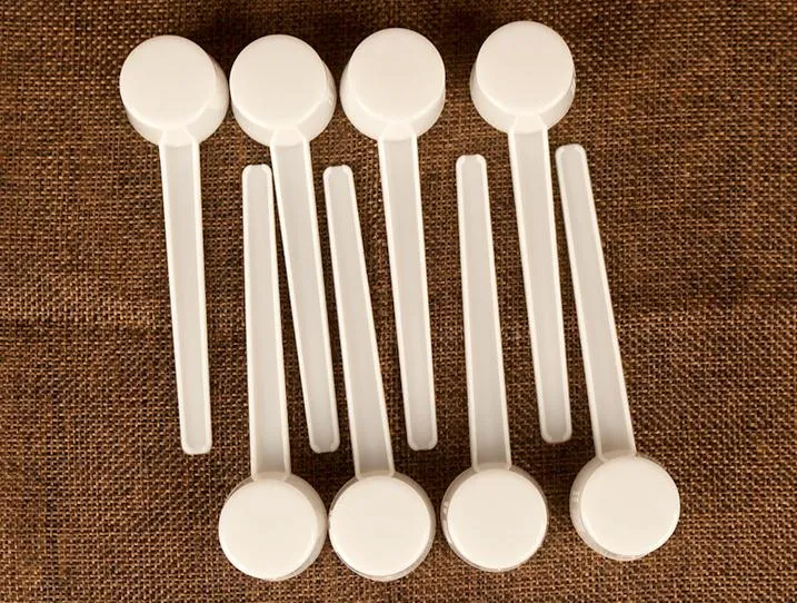 5g/10ML Plastic Measuring Scoop 5 Gram Food Grade PP Flat Spoon Sticks For  Protein Milk Powder Liquid White SN542 From Linxi2015, $91.77